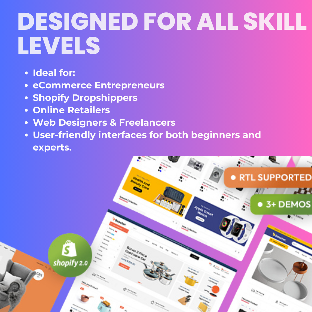 250 Premium Shopify Theme Bundle To Use or Resell – High-Converting eCommerce Store Templates