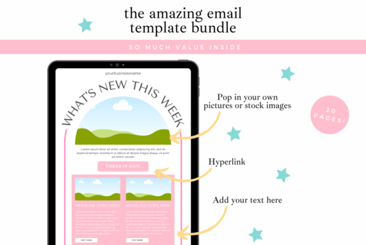 20 Canva Email Template Bundle - Social Canvas