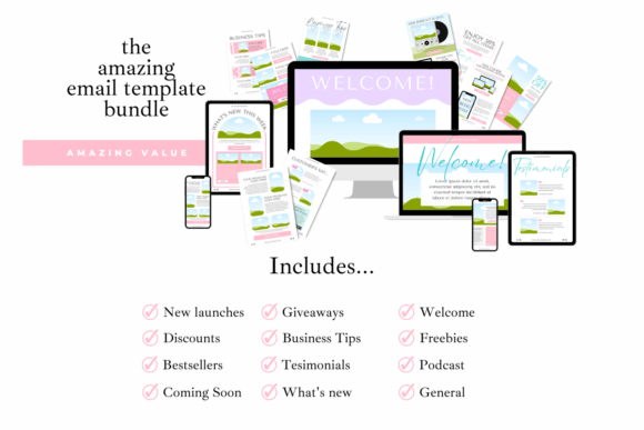 20 Canva Email Template Bundle - Social Canvas