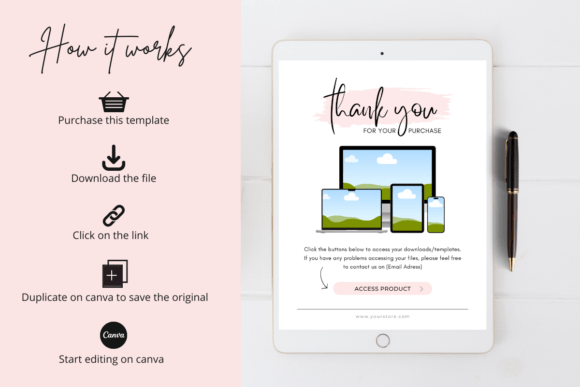Digital Product Access & Download Instructions (MRR) - Social Canvas