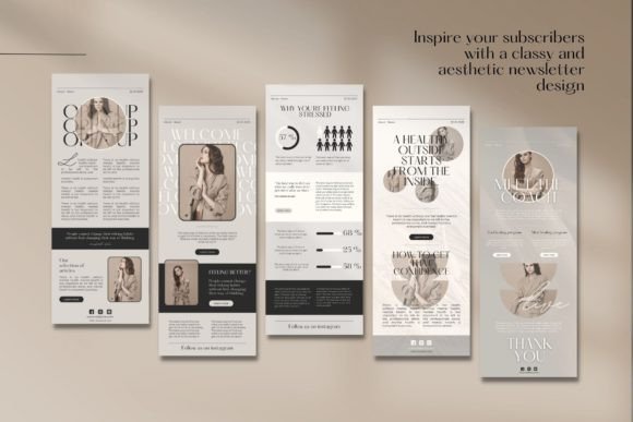 Email Marketing Template's Bundle - Social Canvas