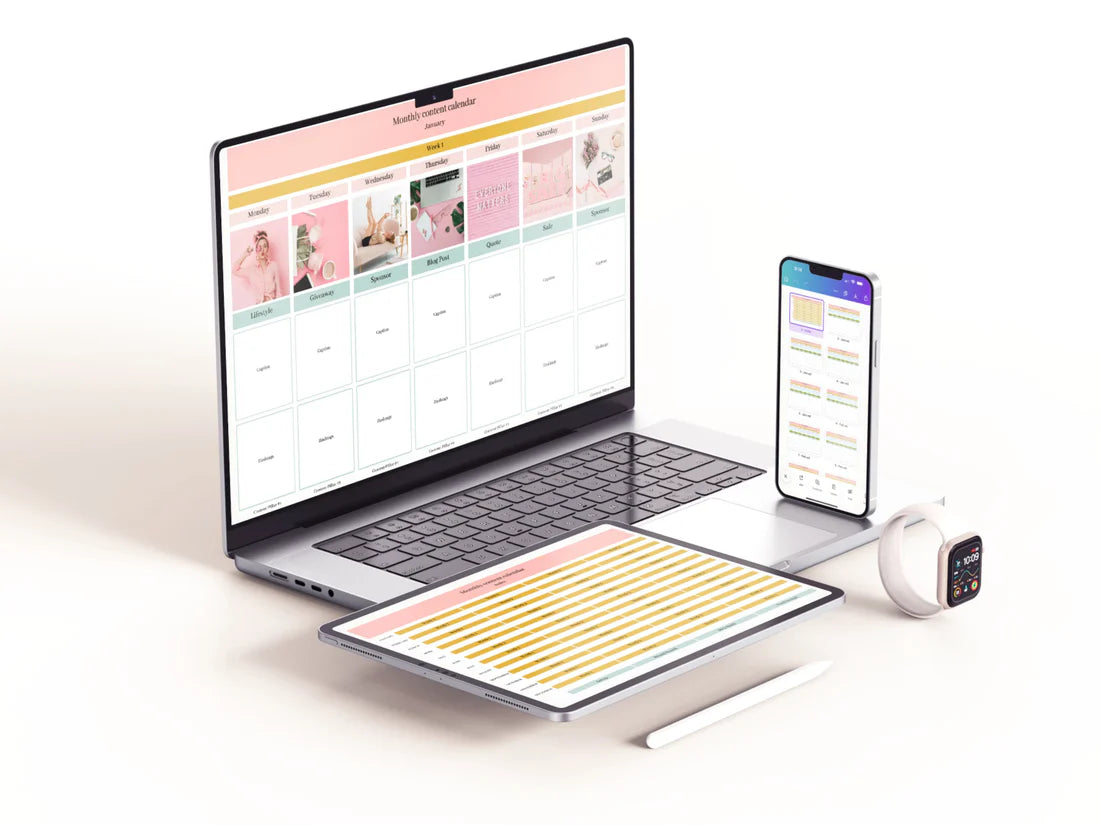Social Media Content Canva Template Graphic - Social Canvas