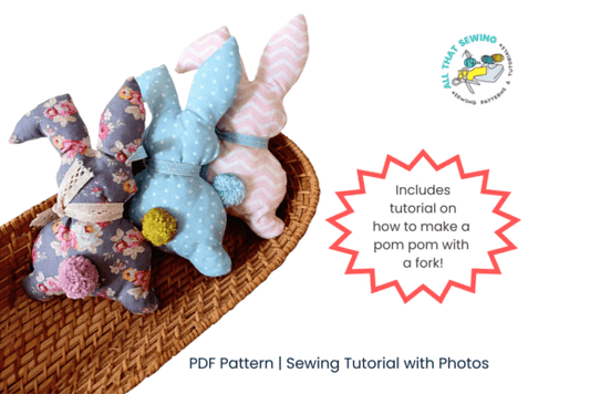 Handmade Easter Bunny Sewing Craft (MRR) - Social Canvas