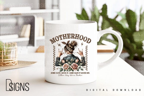 Funny Mother's Day SVG – 'Mama Rock' Quote for Shirts, Mugs & Gifts - Social Canvas