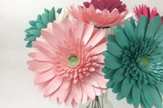 Gerbera Daisy Paper Flower - Social Canvas