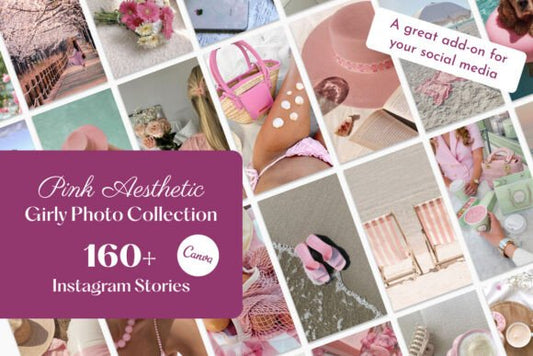 Girly Instagram Story Pack – Chic & Stylish Social Media Templates (MRR) - Social Canvas