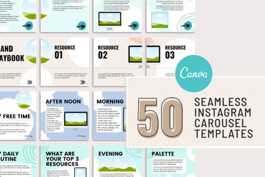 Instagram Carousel Templates – Editable Canva Slides for Engaging Posts (MRR) - Social Canvas