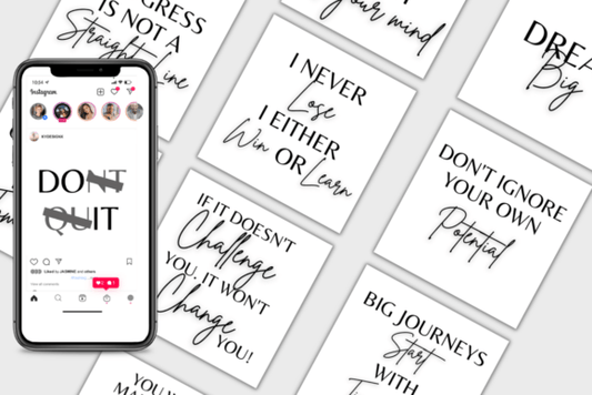 Inspirational Quote Templates for Instagram – Engaging Social Media Graphics (MRR) - Social Canvas