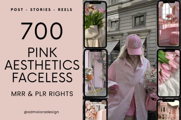 Pink Faceless Instagram Reels Templates – Feminine Canva Bundle for Influencers & Coaches (MRR) - Social Canvas