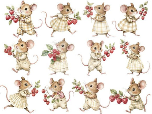 Minnie Animals Mouse Strawberry Clipart - Social Canvas
