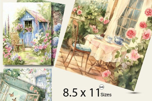 Spring Garden Junk Journal - Social Canvas