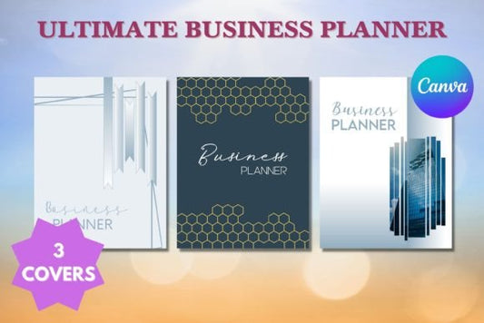 Ultimate Business Planner – Printable & Editable Canva Templates for Entrepreneurs - Social Canvas