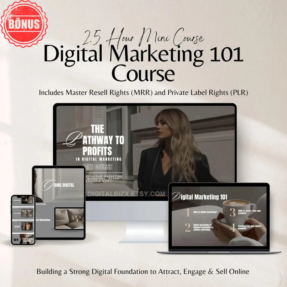 Custom WordPress Website & Digital Marketing Course - includes $50 in Facebook ads