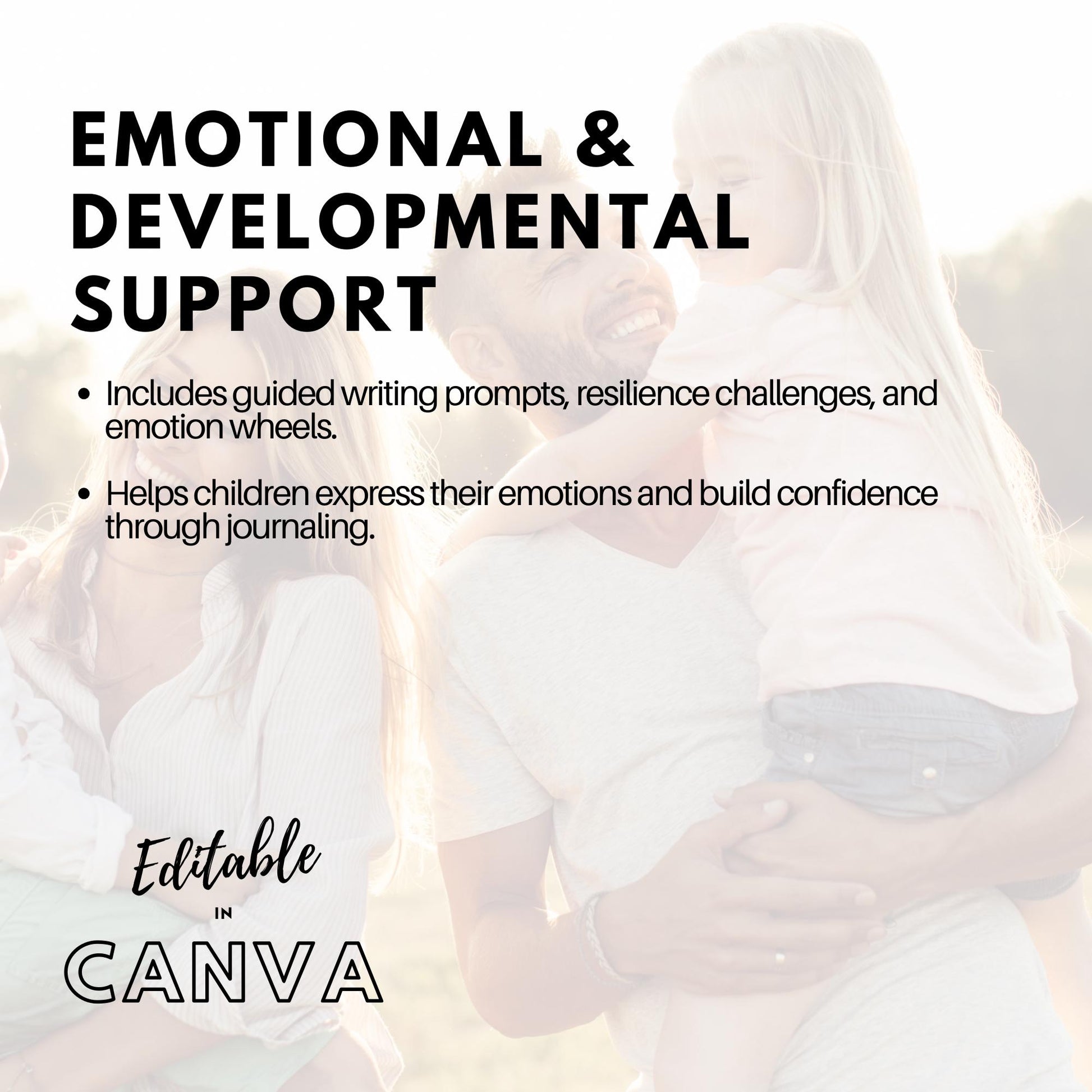 Co-Parenting Journal | Printable Digital Planner for Separated Parents | Shared Custody Organizer | Child’s Well-being | Editable on Canva - Social Canvas