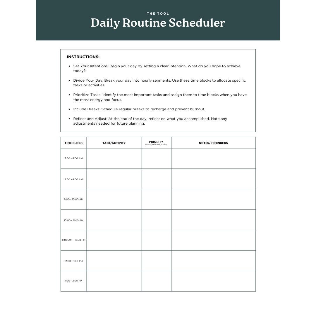 ADHD & Executive Functioning Canva Worksheets | Digital Planner for Focus, Organization and Productivity | ADHD Support PDF - Social Canvas