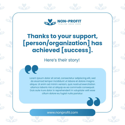 30 Non-Profit Social Media Templates | Social Media Planner and Analytics Guide | Fundraising and Volunteer Posts | Charity and Donation - Social Canvas