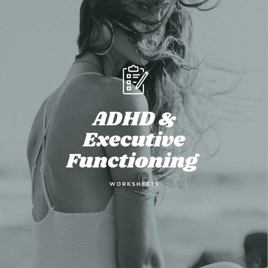 ADHD & Executive Functioning Canva Worksheets | Digital Planner for Focus, Organization and Productivity | ADHD Support PDF - Social Canvas