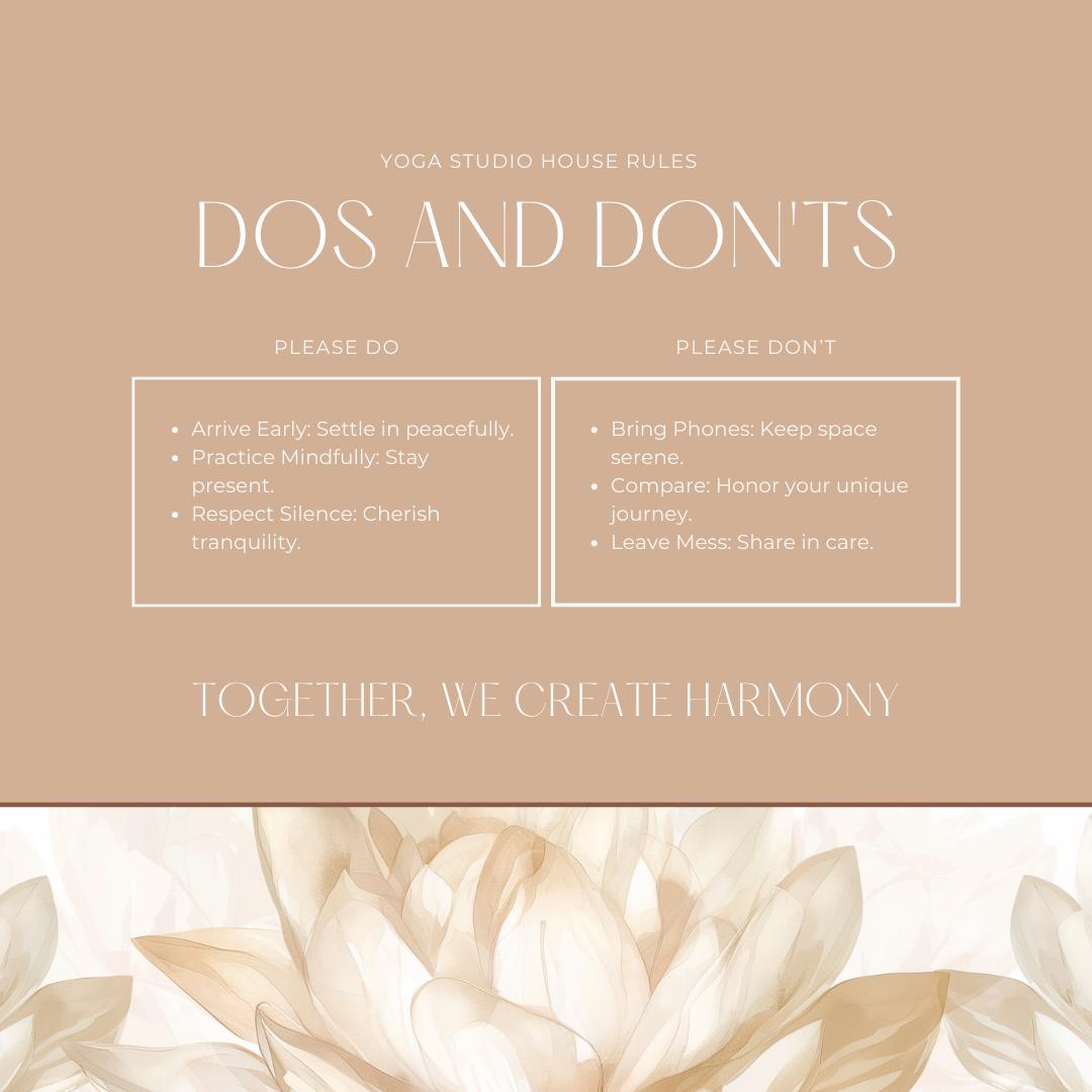 Yoga Studio Social Media Templates | Canva Marketing Kit for Instructors & Wellness Coaches - Social Canvas