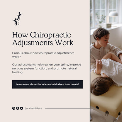 60 Chiropractor Social Media Templates | Editable Canva Templates | Chiropractic Care, Wellness and Health Marketing | Instant Download - Social Canvas