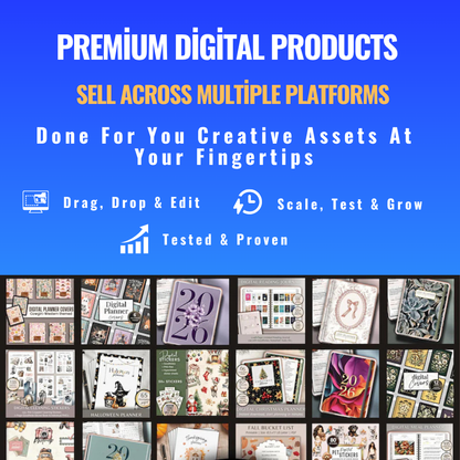 100 Digital Products + Custom Built Store **LIMITED OFFER**
