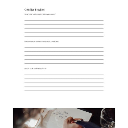 Digital Novel Writing Planner | Story Outline & Book Writing Organizer | Self-Publishing Workbook for Authors and Writers | Canva Template - Social Canvas