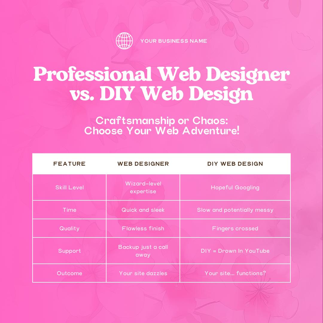 Website Designer Social Media Canva Templates | Web Design Marketing Kit| Editable Canva Templates | Instant Download - Social Canvas