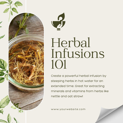 50 Herbal Wellness Social Media Templates | Social Media Planner, Analytics Guide and 800 Faceless Videos | Holistic Health, Natural - Social Canvas