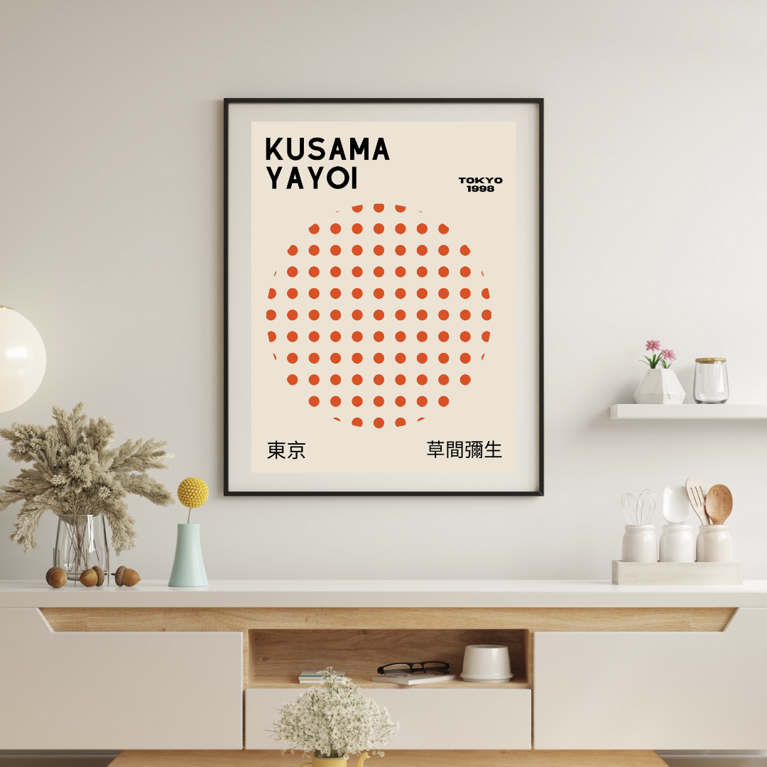 Yayoi Kusama Art Prints | 70 Printable Posters Bundle Featuring Iconic Geometric and Modern Patterns - Social Canvas