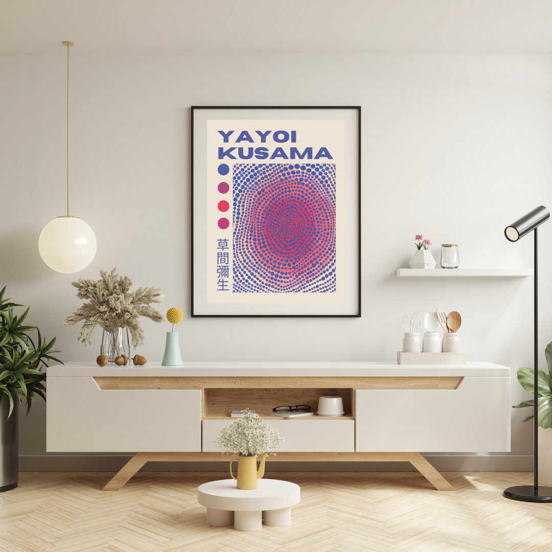 Yayoi Kusama Art Prints | 70 Printable Posters Bundle Featuring Iconic Geometric and Modern Patterns - Social Canvas