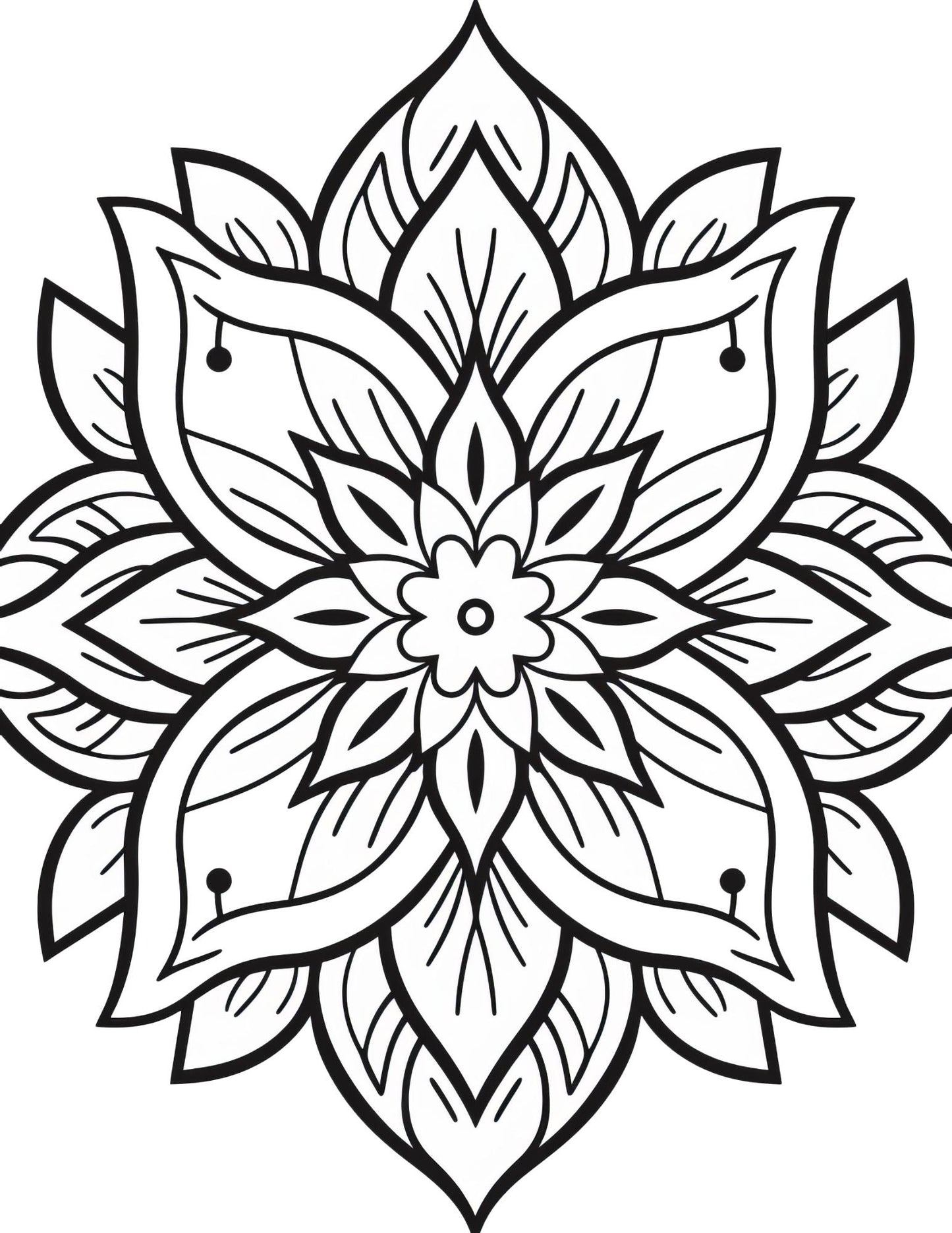 Minimalist Boho Coloring Book | 25-Page Canva Template with Bohemian Designs | Relaxing, Modern, and Aesthetic Coloring Pages - Social Canvas