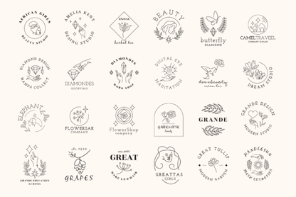 150+ High-Quality Logo Elements & Icons