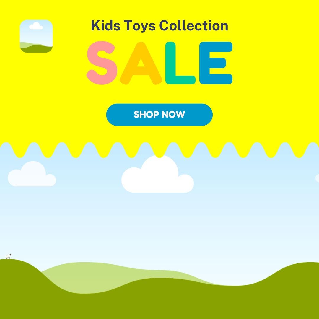 KidsZone Canva Templates | Kids Store and Toy Shop Social Media Kit | Bright and Playful Marketing Graphics | Digital Download - Social Canvas