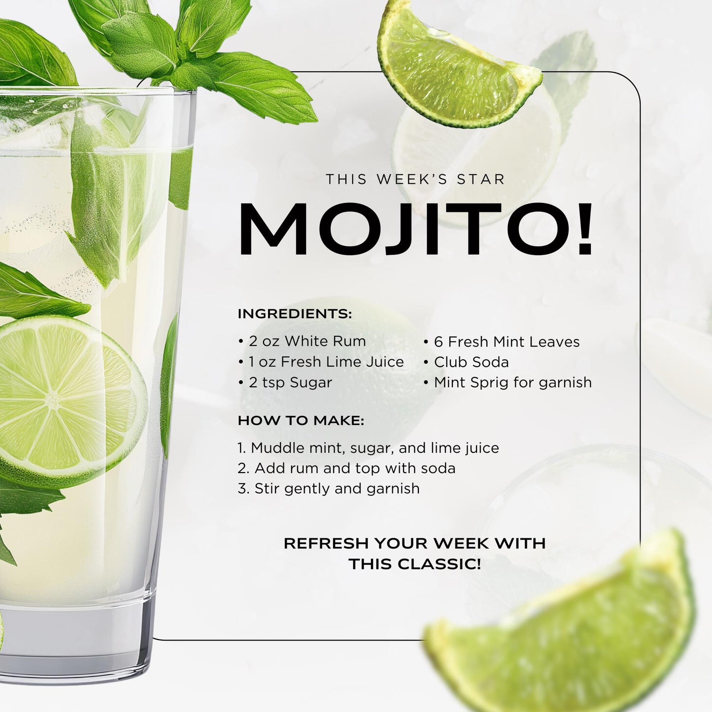 30 Bar Social Media | Cocktail Menus, Happy Hour & Event Promotions | Social Media Planner, Analytics Guide and 800 Faceless Videos - Social Canvas