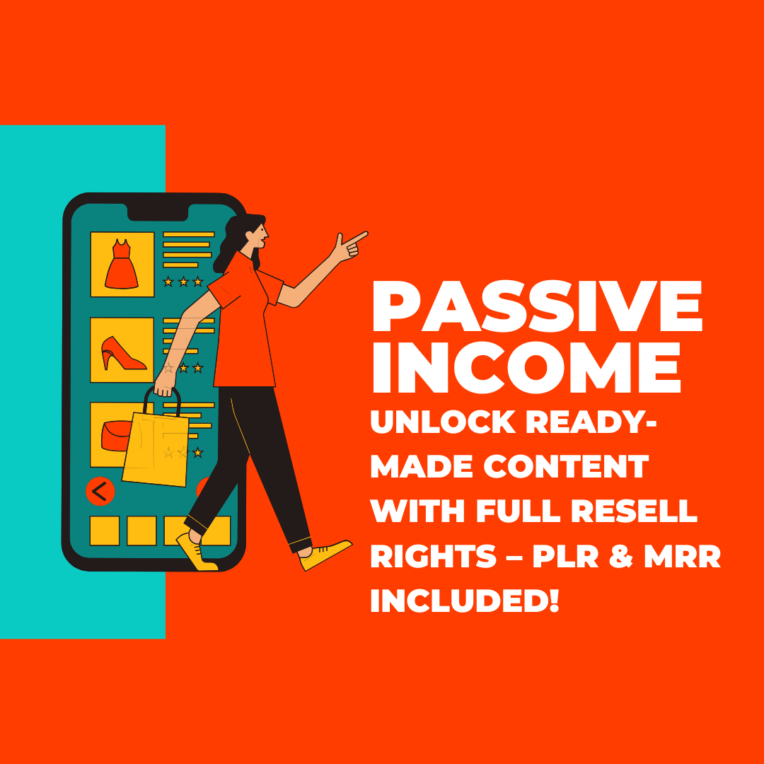 Start Earning Today: Massive DFY Digital Product Bundle with Full Resell Rights (PLR + MRR)