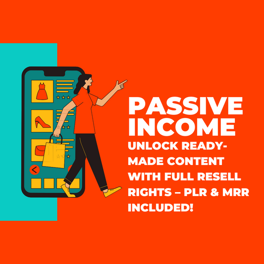 Start Earning Today: Massive DFY Digital Product Bundle with Full Resell Rights (PLR + MRR)