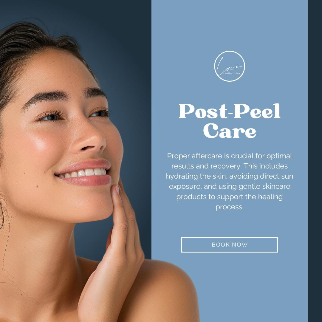 30 Chemical Peel Social Media Templates | Skincare Marketing Canva Pack for Estheticians & Med Spas - Social Canvas