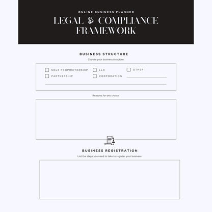 Online Business Planner 2025 | Digital Entrepreneur Strategy Guide & Startup Roadmap - Social Canvas