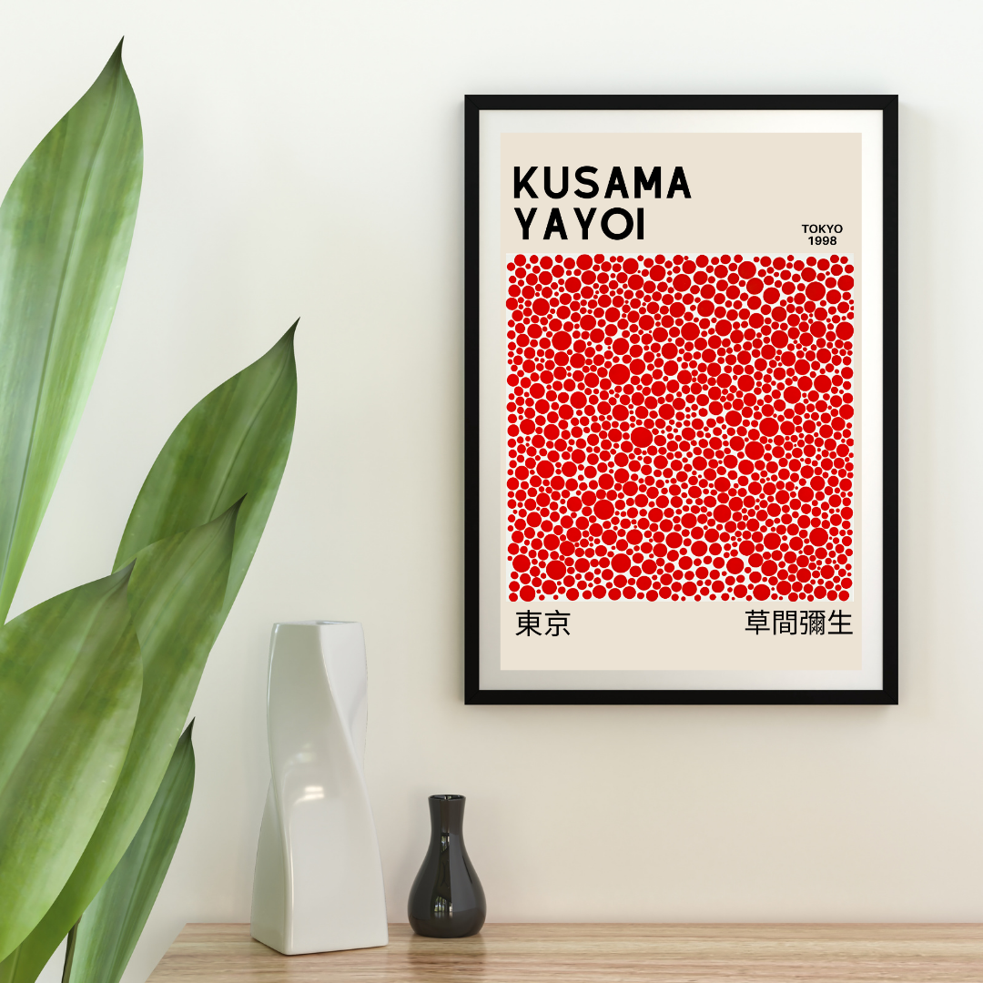 Yayoi Kusama Art Prints | 70 Printable Posters Bundle Featuring Iconic Geometric and Modern Patterns - Social Canvas