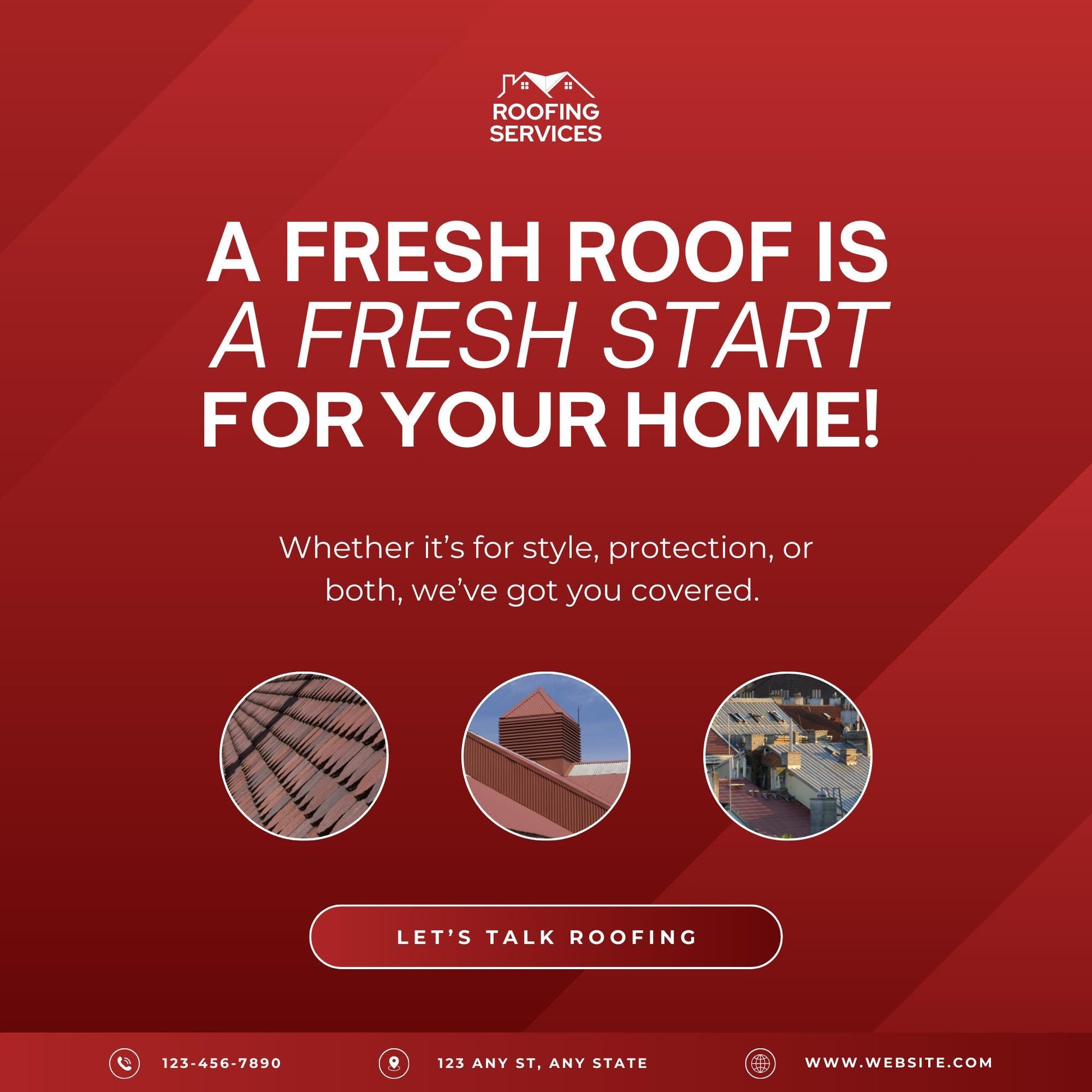 30 Roofing Social Media Templates | Roofing Business | Social Media Planner | Analytics Guide | 800 Faceless Videos - Social Canvas