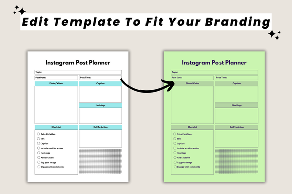 Canva Instagram Content Planner 2025 – Schedule & Plan Posts with Ease (MRR) - Social Canvas