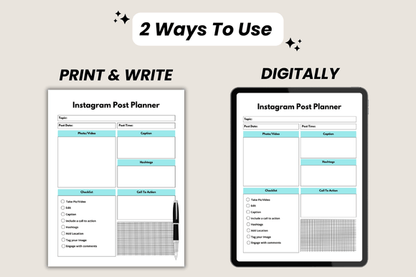 Canva Instagram Content Planner 2025 – Schedule & Plan Posts with Ease (MRR) - Social Canvas