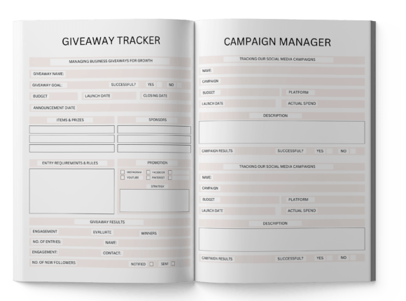 2025 Small Business Planner – 74-Page Canva Template for Entrepreneurs & Coaches - Social Canvas