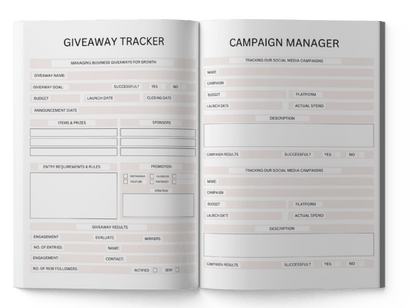 2025 Small Business Planner – 74-Page Canva Template for Entrepreneurs & Coaches - Social Canvas