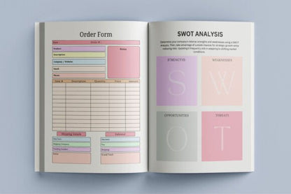 2025 Small Business Planner – Printable Organizer for Entrepreneurs & Startups (MRR) - Social Canvas