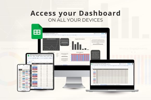 2025 Social Media Content Dashboard - Social Canvas