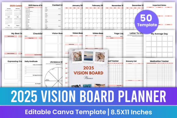 2025 Best-Selling KDP Interiors Bundle – Planners, Journals & Low Content Templates (MRR) - Social Canvas