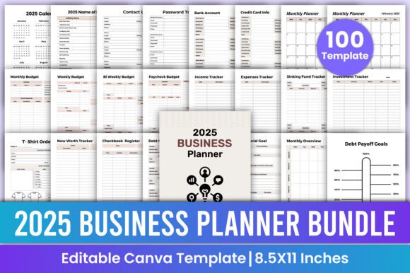 2025 Best-Selling KDP Interiors Bundle – Planners, Journals & Low Content Templates (MRR) - Social Canvas