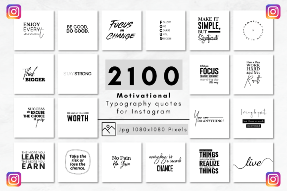 2100 Editable Motivational Quotes – Social Media Growth Kit (MRR) - Social Canvas