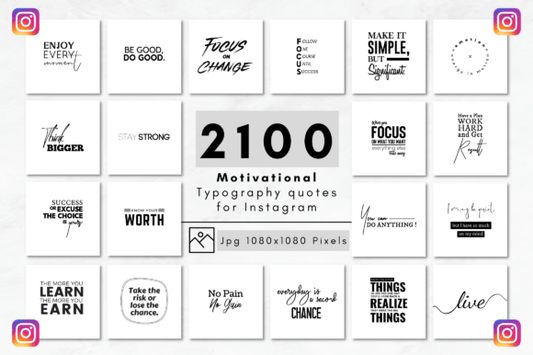 2100 Editable Motivational Quotes – Social Media Growth Kit (MRR) - Social Canvas