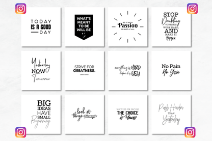 2100 Editable Motivational Quotes – Social Media Growth Kit (MRR) - Social Canvas